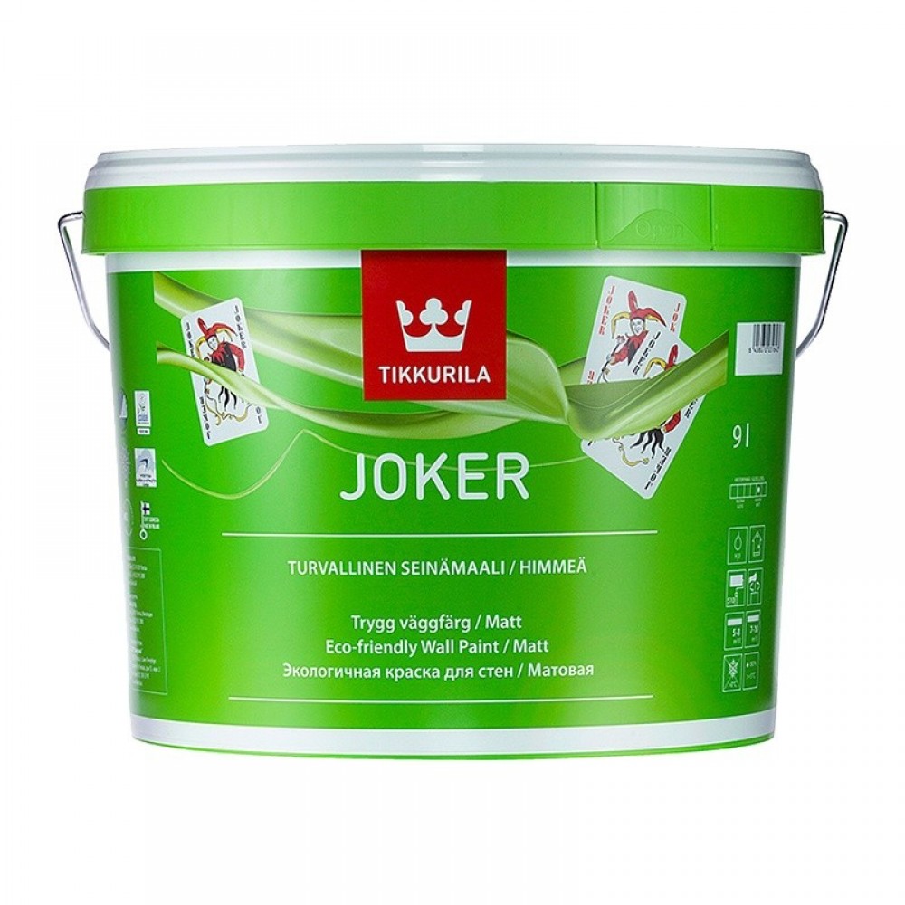 Tikkurila Joker / Тиккурила Джокер Краска для стен и потолков матовая